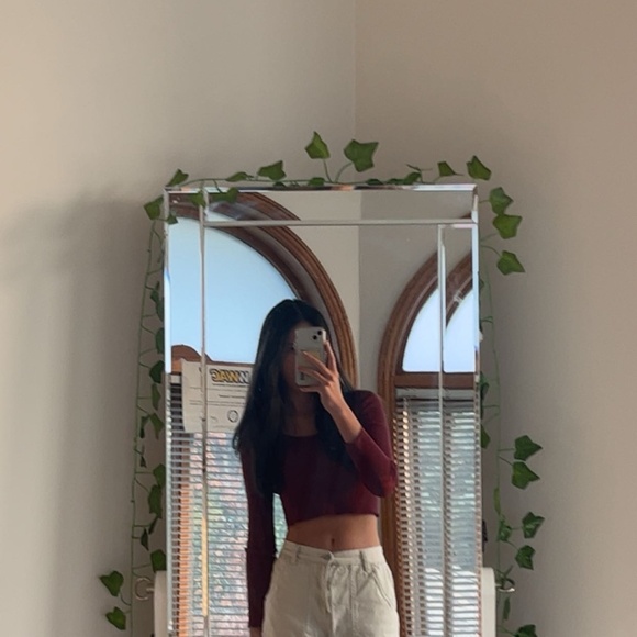 Brandy Meville Maroon Long Sleeve - Picture 3 of 3